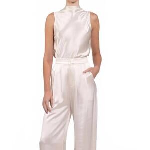 NEW NONCHALANT LABEL lainey high-neck top in champagne